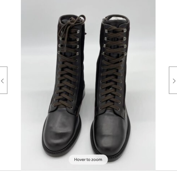 Aquatalia Shoes - AQUATALIA HIGH ANGLE LACE UP BROWN LEATHER / SUEDE